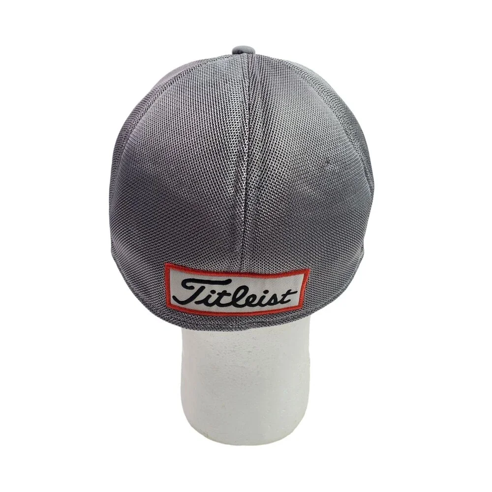 Titleist Footjoy Pro V1 Gray Fitted Golf Hat Cap Sz‎ L/XL